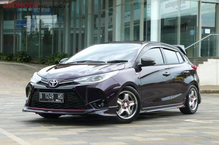 Toyota New Yaris TRD Sprotivo dengan warna ungu, satru-satunya di Indonesia