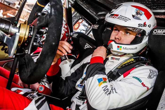 Pereli tim Toyota, Ott Tanak tercepat pada hari pertama reli Monte Carlo 2019
