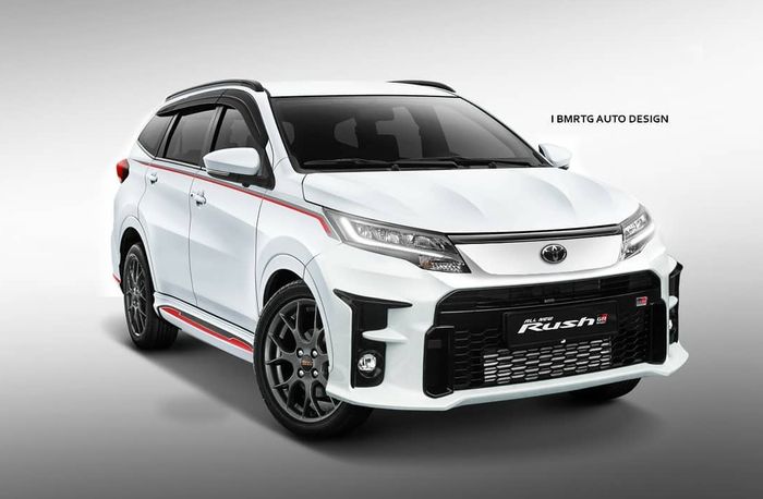 Digital modifikasi Toyota Rush pakai aksesori GR Sport