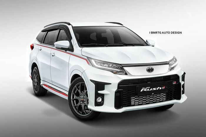 Digital modifikasi Toyota Rush pakai aksesori GR Sport