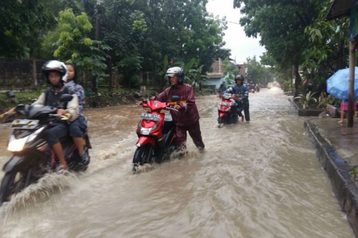 Ilustrasi terobos banjir