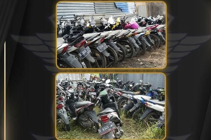 63 motor yang diuga hasil curian diamankan di Polres Kabupaten Karawang