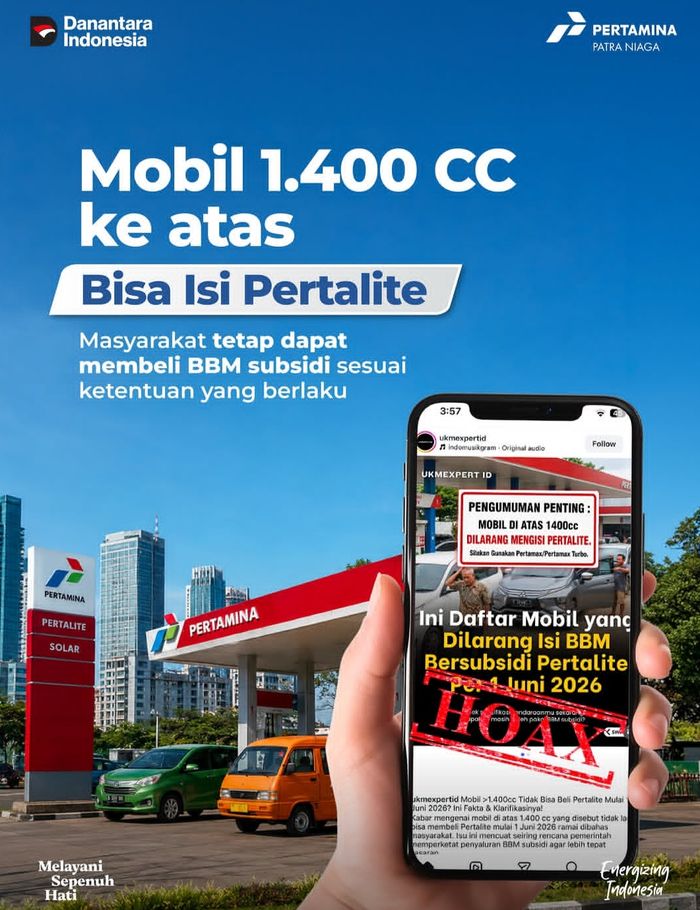 Unggahan resmi akun Instagram Pertamina Patra Niaga