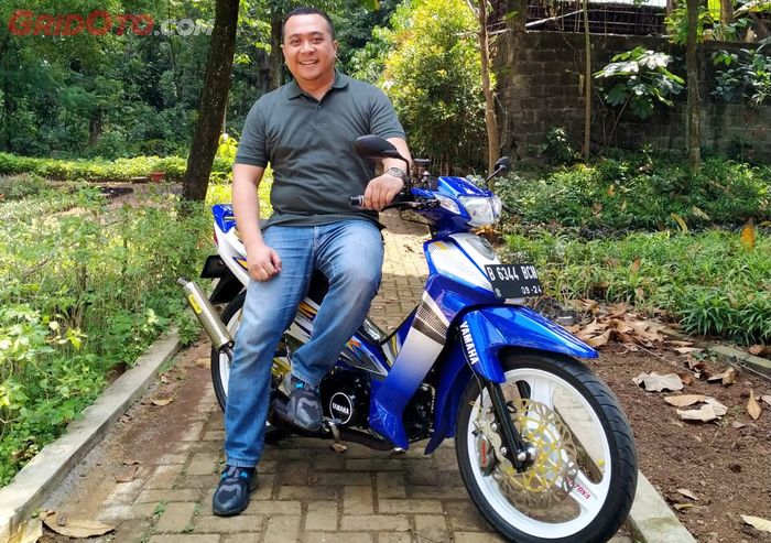 Arief Kurniawan dengan Yamaha F1ZR miliknya