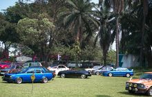 Anniversary ke-8 Motuba Bogor Timur, Mobil Tua Bahagia Bikin Heboh