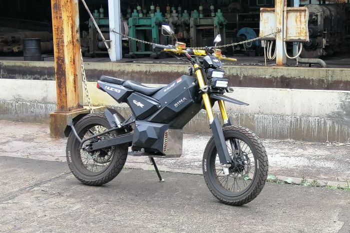 Motor listrik trail Bima Enduro ECR-3000.
