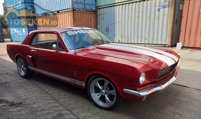 Ilustrasi. Bea Cukai lelang Ford Mustang GT350 (warna merah) 