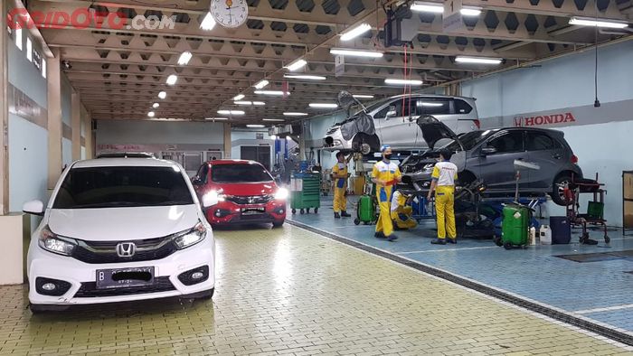 Ilustrasi bengkel resmi Honda Permata Hijau, Jakarta Selatan