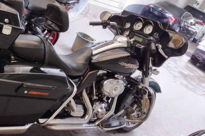 Tampilan Harley-Davidson Street Glide rakitan 2012 yang dilelang KPKNL Jakarta IV.