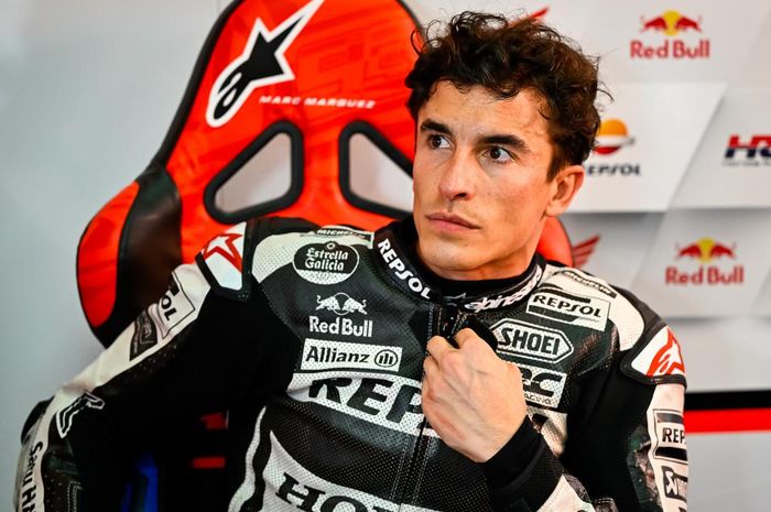 Meski kondisi lengannya semakin membaik, Marc Marquez akui motor baru Honda RC213V semakin menguras fisik di tes pramusim MotoGP 2023