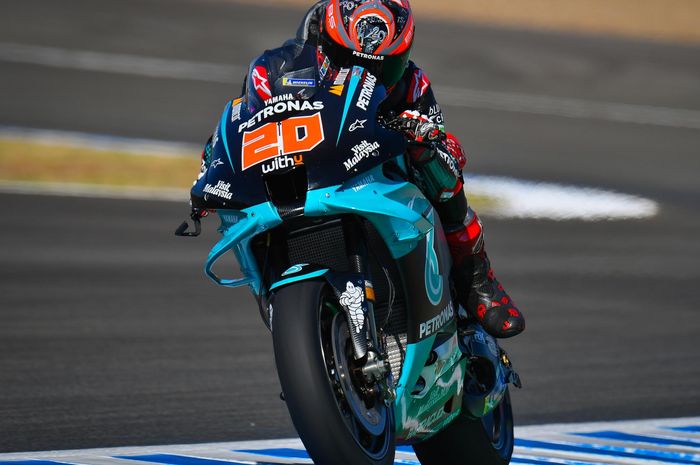 Fabio Quartararo raih pole position di kualifikasi MotoGP Andalusia