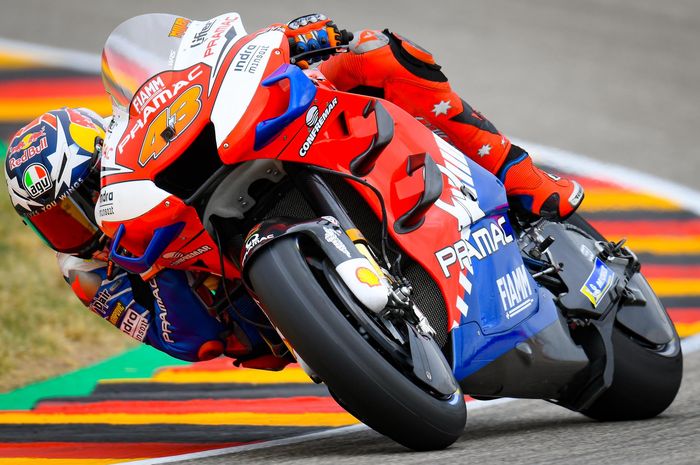 Pembalap Pramac Ducati, Jack Miller mengaku sudah tampil maksimal saat balapan di MotoGP Jerman 2019
