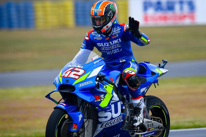 Pembalap Suzuki Ecstar, Alex Rins, mengaku telah melakukan kesalahan saat kualifikasi MotoGP Prancis, Sabtu (18/5/2019)