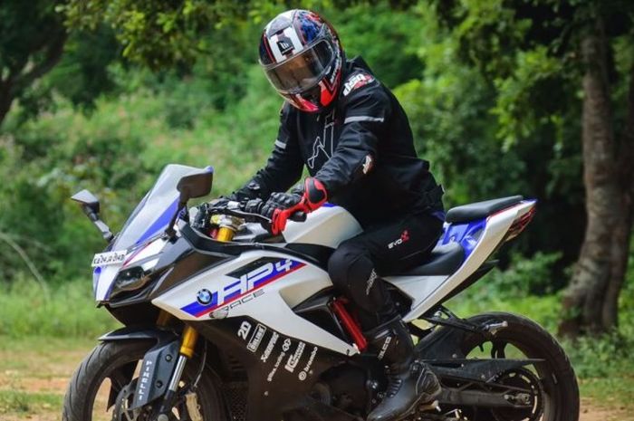 TVS Apache RR 310 bergaya ala BMW HP4