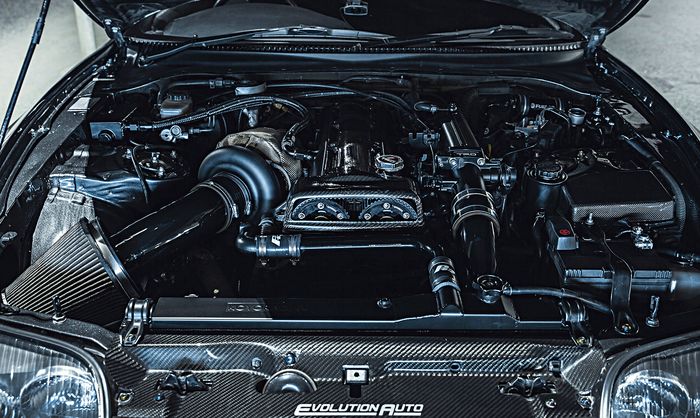 Mesin Toyota Supra yang sudan diupgrade