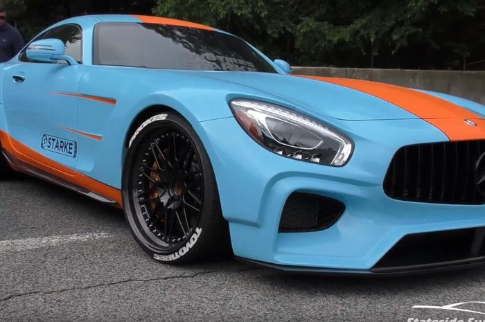 Mercedes-AMG GT pakai widebody ala Gulf Racing