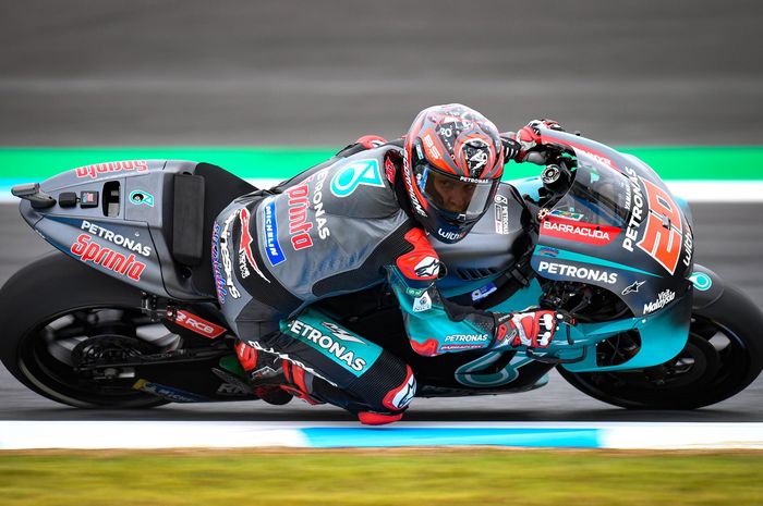  Fabio Quartararo buka suara soal penampilan apiknya di hari pertama MotoGP Jepang 2019 dan membuktikan motor Yamaha bisa bersaing di Sirkuir Motegi