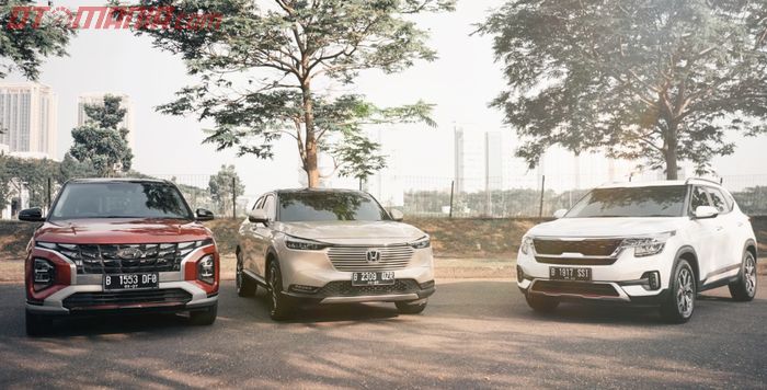 Komparasi akomodasi mobil baru Small SUV, Honda HR-V vs Hyundai Creta vs Kia Seltos