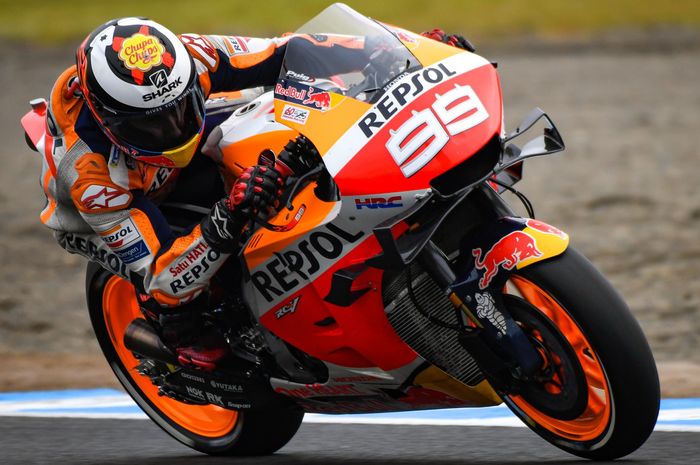  Jorge Lorenzo berharap RepsolHonda dapat memaksimalkan sasis baru yang sudah diterapkan di MotoGP Jepang saat balapan di MotoGP Austrilia mendatang