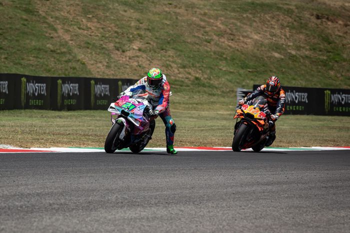 Franco Morbidelli menggunakan livery spesial di MotoGP Mugello 2025