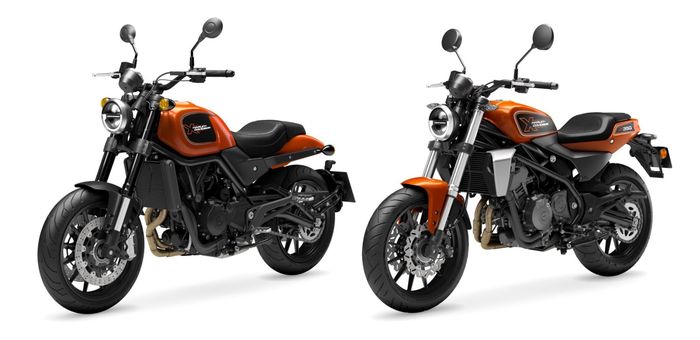 X500 dan X350 dibuat oleh QJ Motor dengan kontrol penuh dari Harley-Davidson