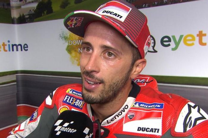 Andrea Dovizioso usai MotoGP Austria 2018