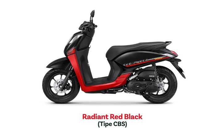 Honda New Genio Radiant Red Black