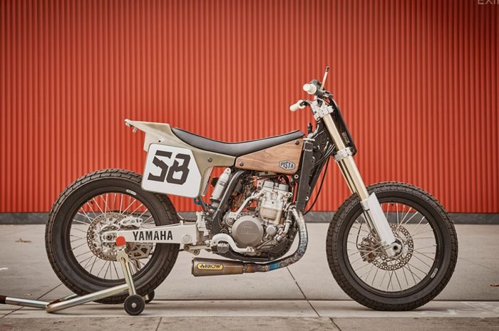 Yamaha WR400F custom tracker dari Pista Design
