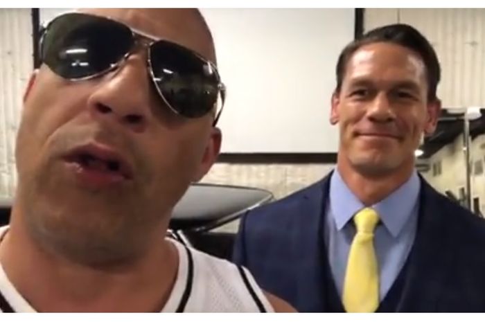 Vin Diesel memperkenalkan John Cena lewat akun INstagram pribadinya