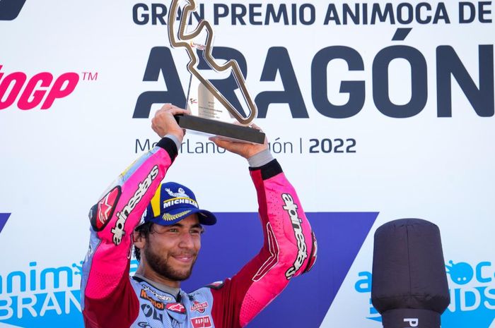 Raih kemenangan keempat di MotoGP Aragon 2022, Enea Bastianini mengaku sudah tidak ngotot untuk meraih gelar juara dunia MotoGP 2022