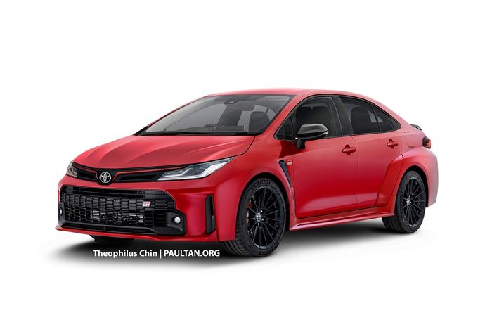 Digital modifikasi Toyota Corolla Altis bertampang GR Corolla