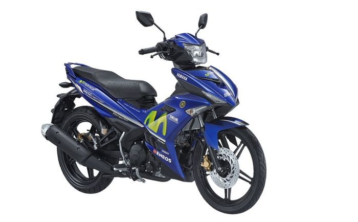 Jupiter MX King livery Movistar Yamaha MotoGP versi 2017 yang beredar di Indonesia