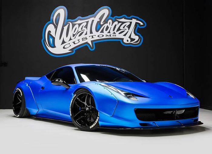 Modifikasi Ferrari 458 Italia milik Justin Bieber yang digarap West Coast Custom