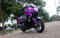 Ditopang Kaki-kaki Racing, Yamaha XMAX Purple Ini Makin Eye Catching