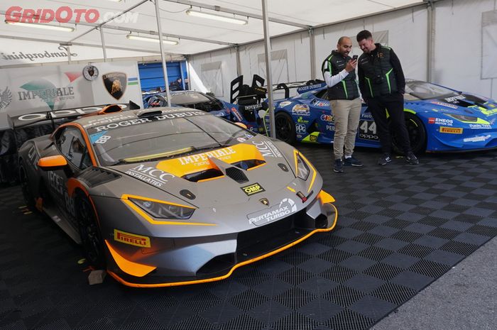 Ilustrasi Lamborghini Super Trofeo 2018 mengandalkan produk Pertamina Fastron Platinum Racing