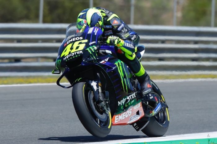 Valentino Rossi di sirkuit Jerez