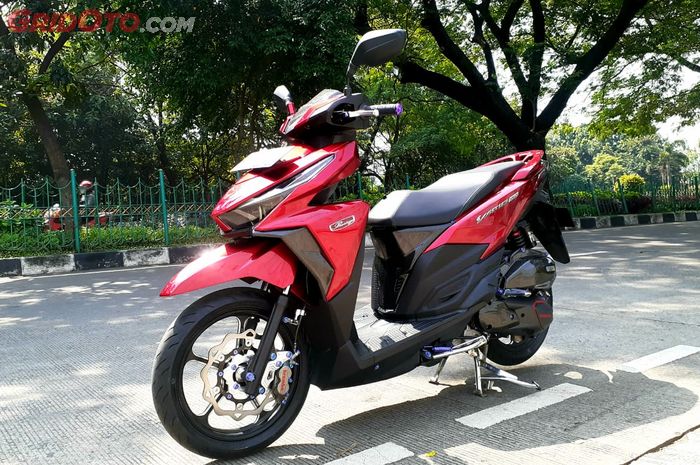 Modifikasi Honda Vario 150, kaki-kaki dipenuhi part mewah