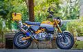 Honda Monkey 125 Dimodif Proper, Siap Touring Pasang Box Belakang