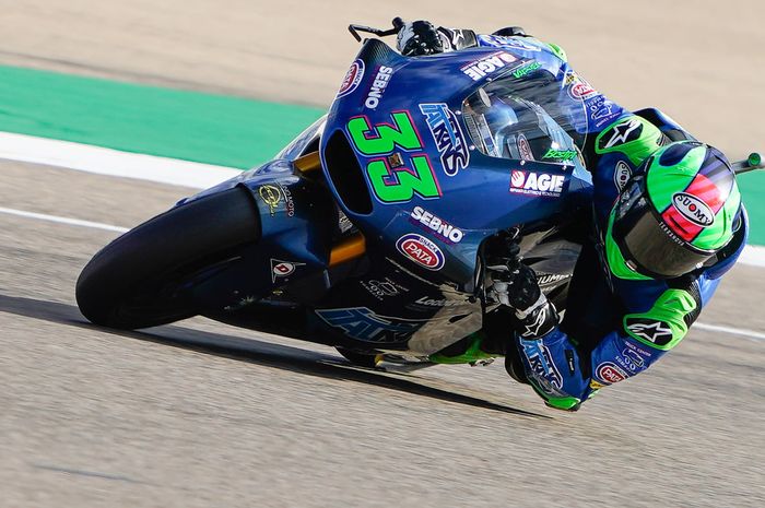 Enea Bastianini ambil alih peringkat pertama di penghujung FP2 Moto2 Eropa