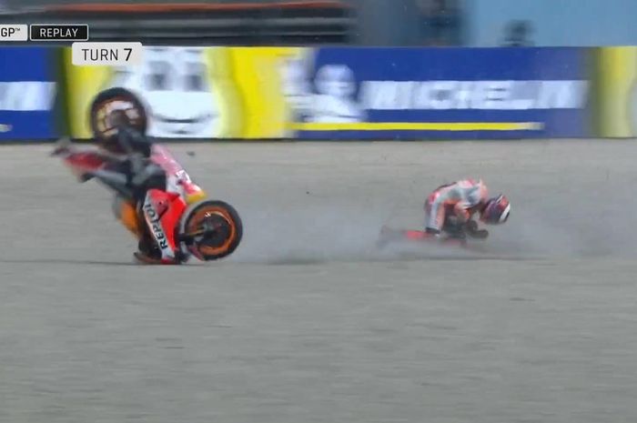 Kecelakaan parah di sirkuit Assen, Jorge Lorenzo patah tulang belakang dan absen di MotoGP Belanda serta MotoGP Jerman