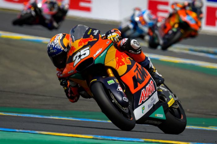 Pembalap Moto2 tim Red Bull KTM Ajo, Raul Fernandez