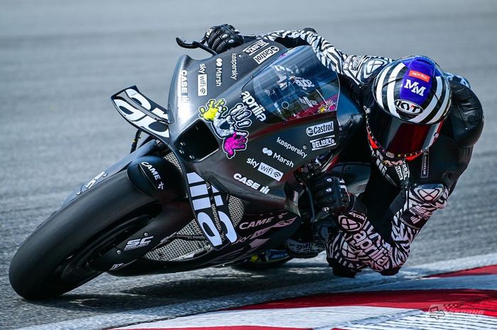 Aleix Espargaro berhasil mendominasi, Marc Marquez jatuh dua kali di hari pertama tes pramusim MotoGP Malaysia 2022