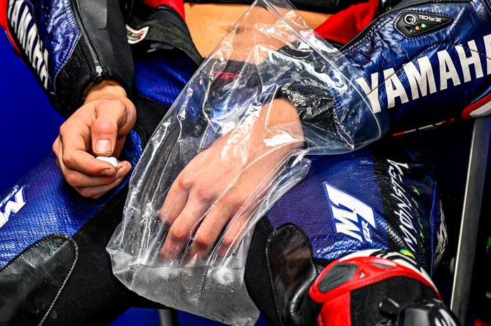 Fabio Quartararo cedera jari tangan kiri di MotoGP Malaysia 2022