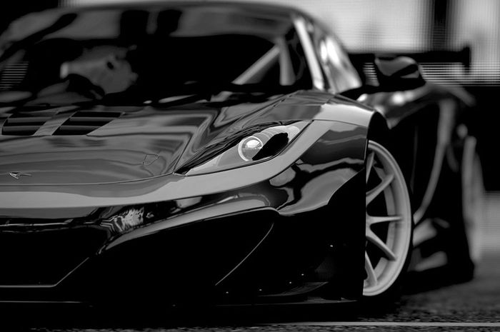 Ilustrasi mobil hitam