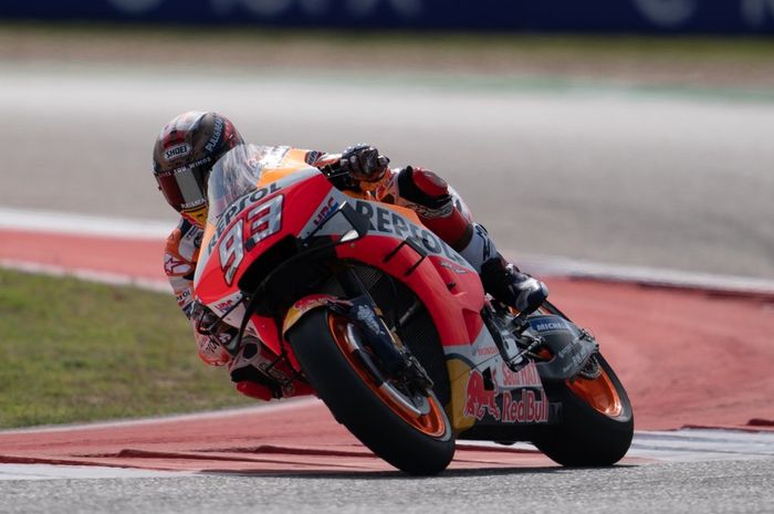 Meski sempat mencoba aero swingarm yang mirip dengan milik tim Ducati, Marc Marquez gagal menjadi yang tercepat saat FP2 MotoGP Amerika 2019
