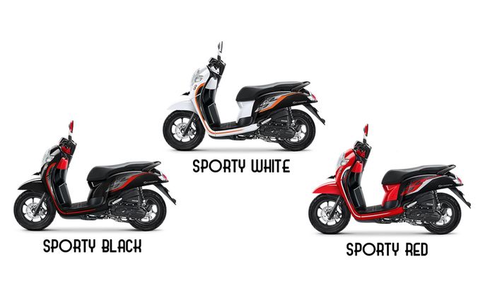 Pilihan warna Honda Scoopy di Indonesia