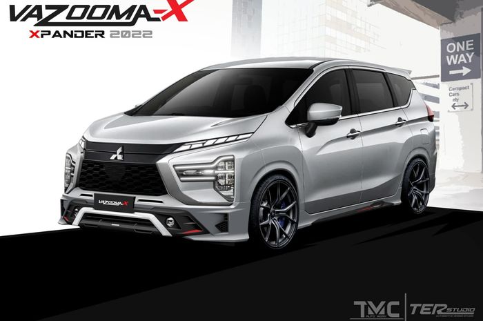 Modifikasi Mitsubishi New Xpander pakai body kit Vazooma-X garapan Ter Studio, Thailand