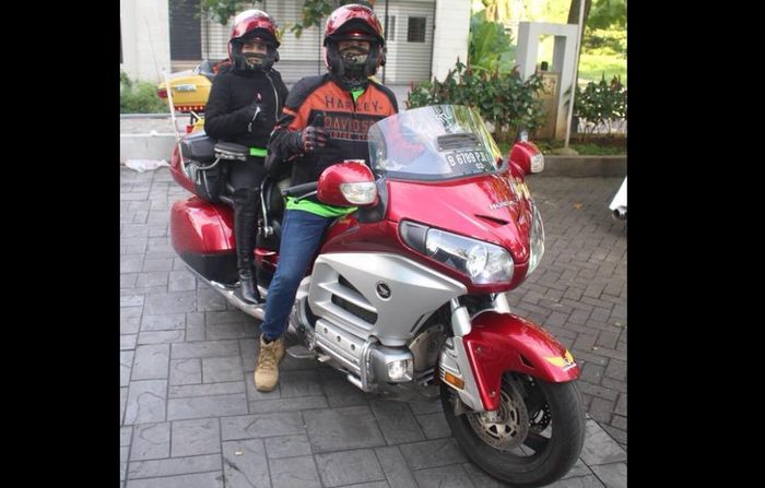 Honda Gold Wing yang hilang dibawa kabur