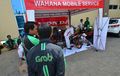 Wuih, Ratusan Pengemudi Ojek Online Dapat Layanan AHASS 