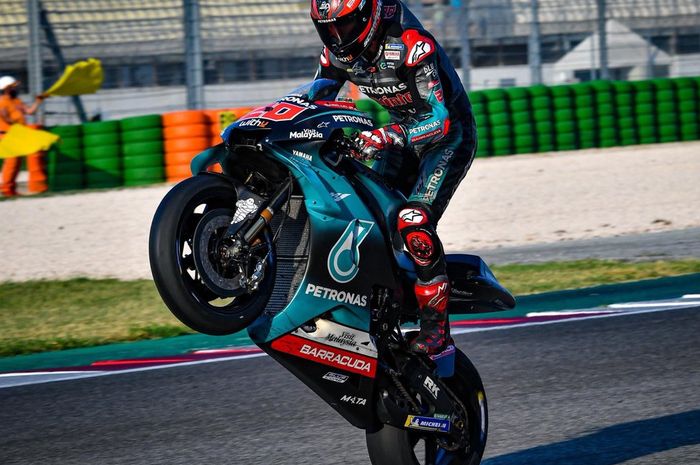 Pembalap Petronas Yamaha, Fabio Quartararo menjadi yang tercepat, sementara Marc Marquez di posisi ke 10, berikut hasil tes MotoGP Misano hari kedua